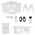 LED Light Therapy Facial Mask with Neck Attachment