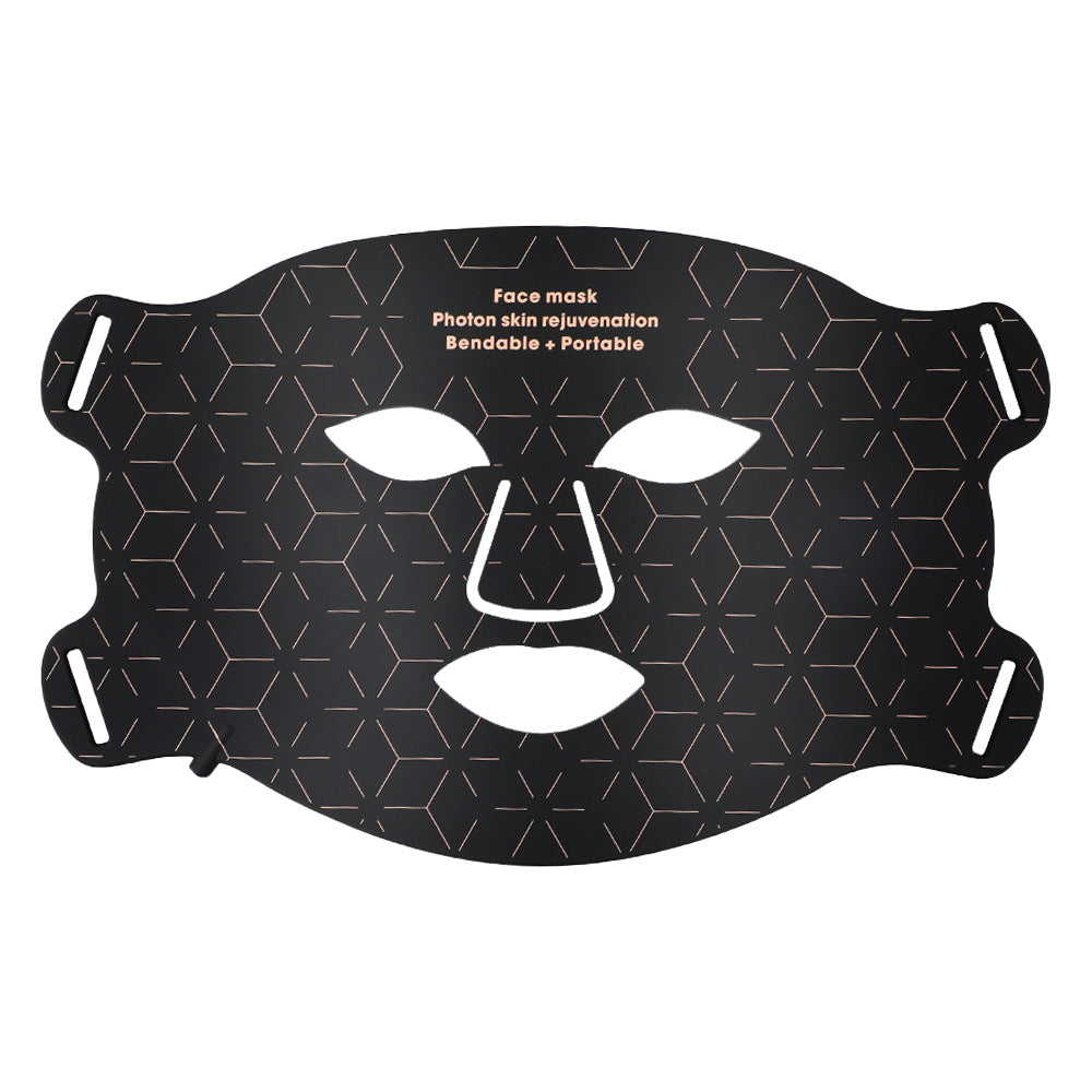 LED Light Therapy Facial Mask with Neck Attachment