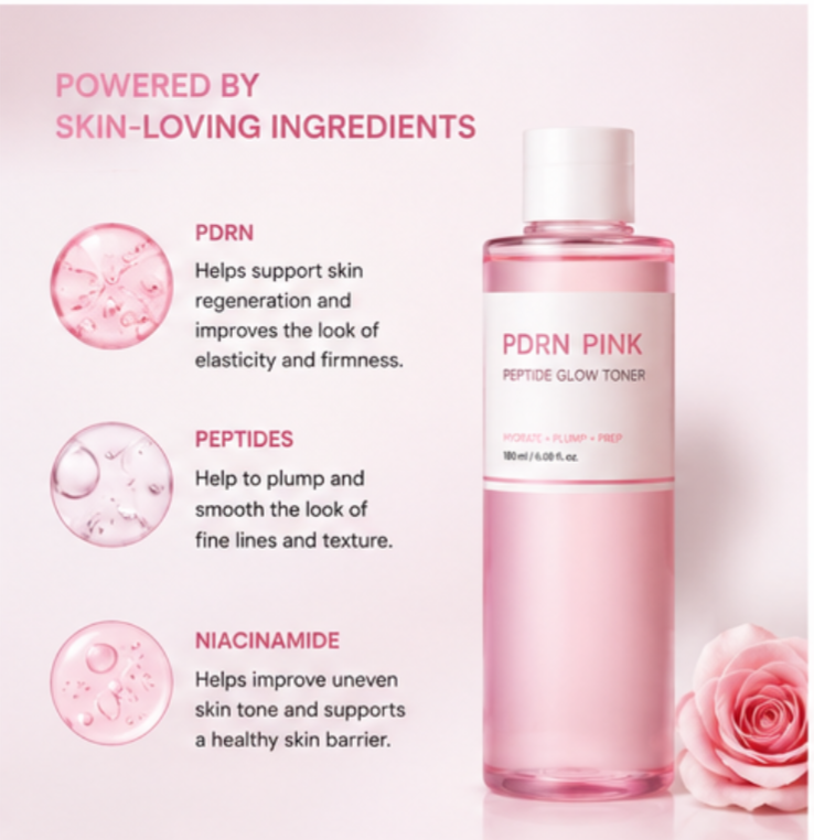 PDRN Pink Peptide Glow Toner