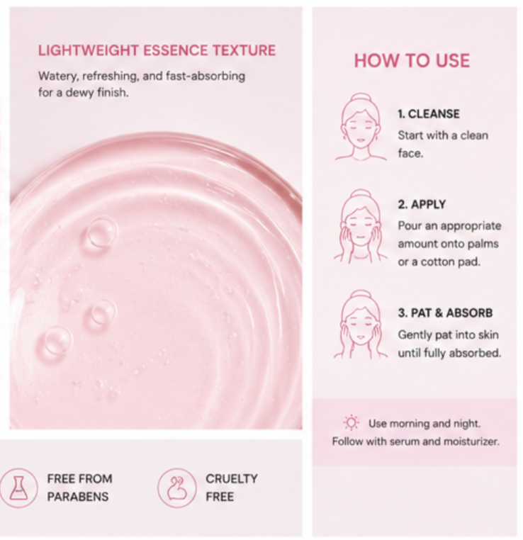 PDRN Pink Peptide Glow Toner