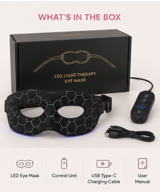 LumiEye™ 7-Color LED Eye Therapy Mask