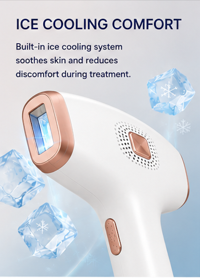 Bloom Theory IceGlow IPL Hair Removal Device