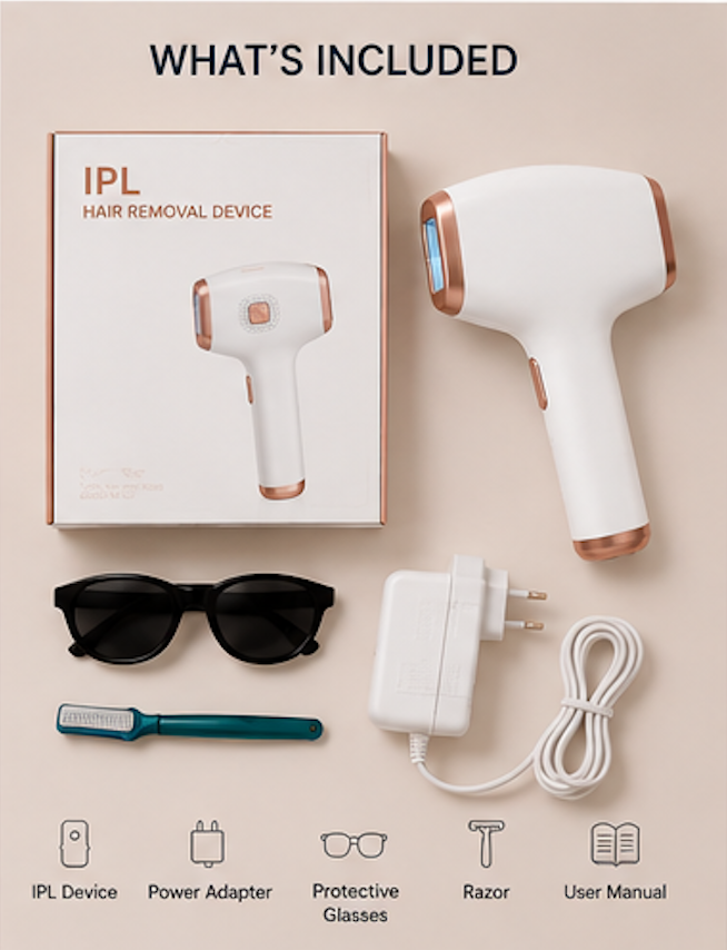 Bloom Theory IceGlow IPL Hair Removal Device