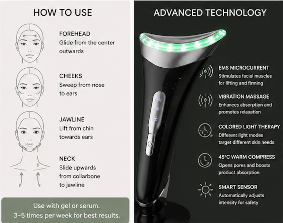 BloomLift™ EMS Neck & Face Sculptor