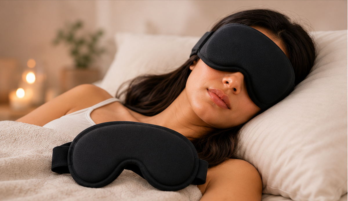 Bloom Theory™ DeepRest Gravity-Weighted Sleep Mask