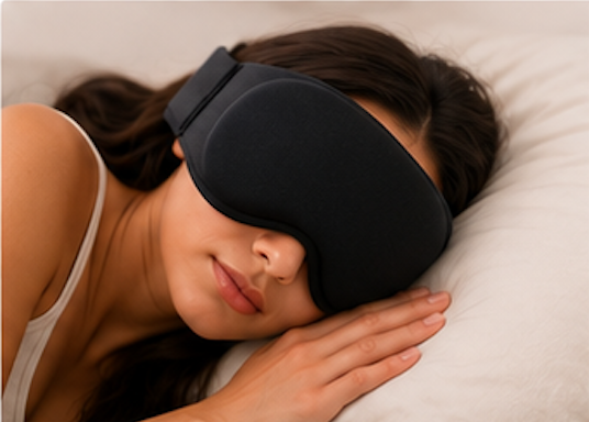 Bloom Theory™ DeepRest Gravity-Weighted Sleep Mask