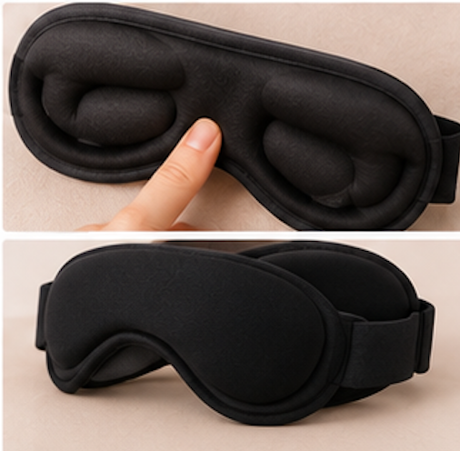 Bloom Theory™ DeepRest Gravity-Weighted Sleep Mask