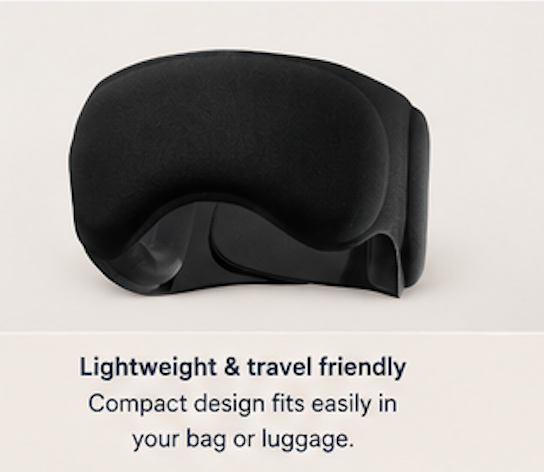 Bloom Theory™ DeepRest Gravity-Weighted Sleep Mask