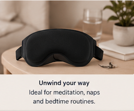 Bloom Theory™ DeepRest Gravity-Weighted Sleep Mask