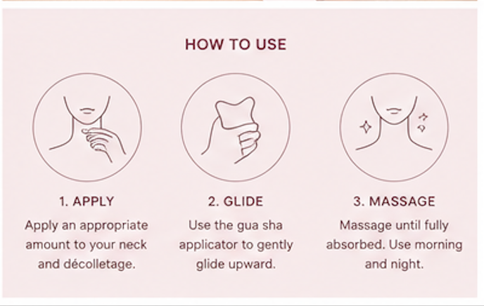 Collagen Neck Sculpt Cream with Gua Sha Applicator