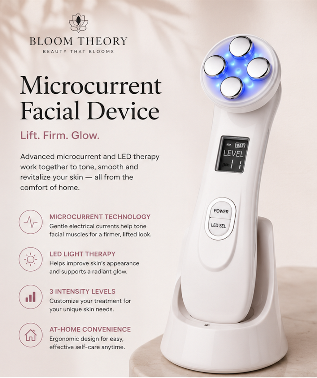 Bloom Theory MicroGlow LED Facial Sculpting Device