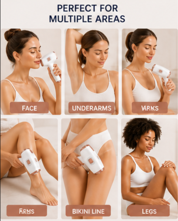 Bloom Theory IceGlow IPL Hair Removal Device